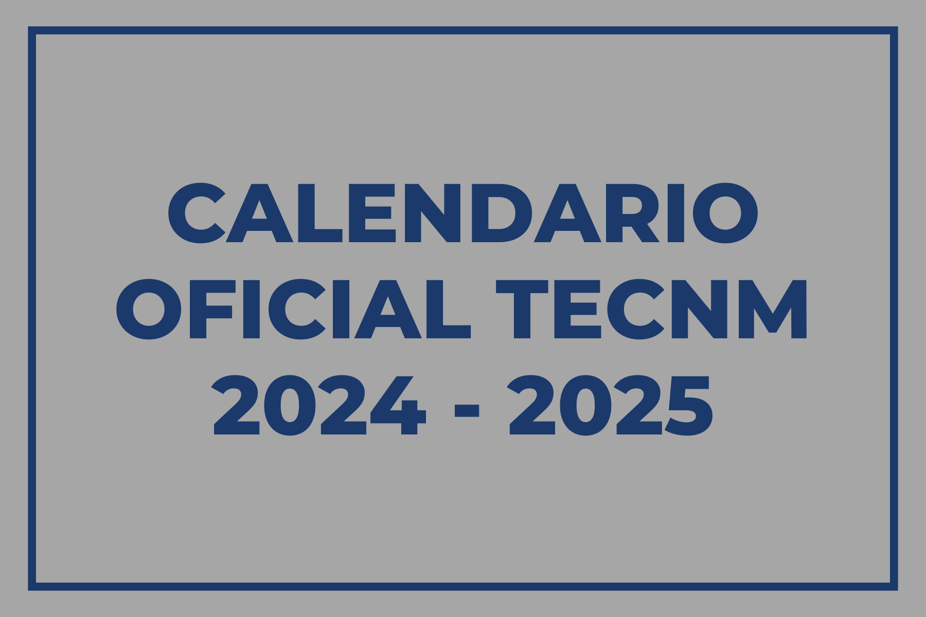 Calendario escolar